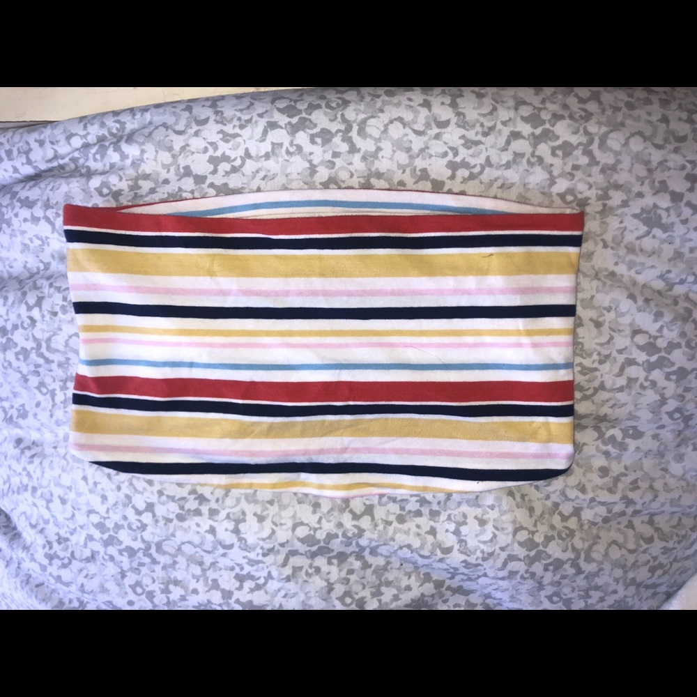 Cute Striped Tube Top